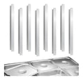 Plate Barre dans Acier Inoxydable Lot du 8 Separateurs Alimentaires Metalliques destine a TableAccessoires De Service Alimentaire Pour Buffet Restauration Cuisine Restaurant Evenements Professionnels