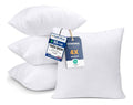 Utopia Garnissage Bedding Coussin 45 x 45 cm Lot de 4 Blanc Lot de 4 Coussins Sans Housse Garnissage Moelleux Ideal pour Canape ainsi que Decoration Conserve sa Forme