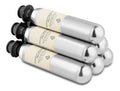 6 Pack du Capsules CO2 Coravin Pure Sparkling Argent ainsi que Noir