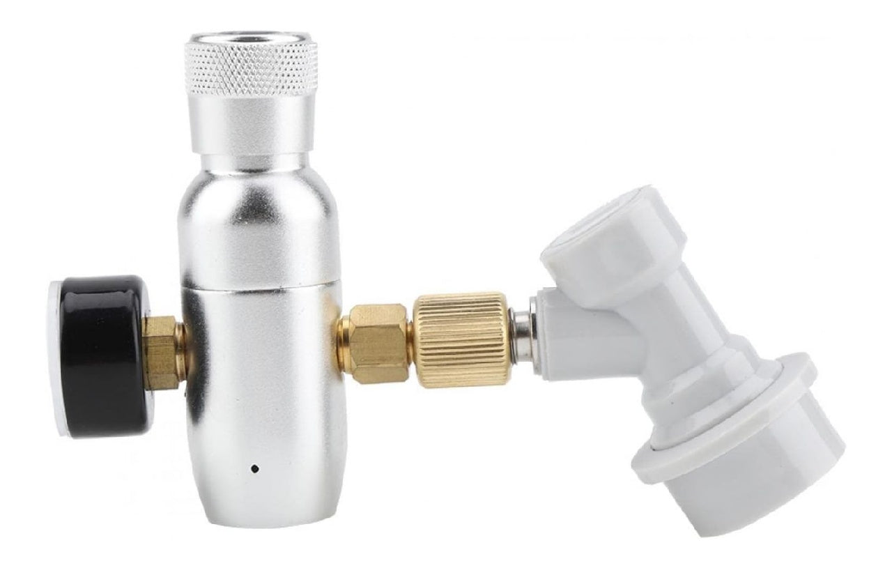 Futs du Chargeur de Biere Distributeur de CO2 Robinet du Fut MiniRegulateur avec Verrouillage a Bille destine a Brassage Maison