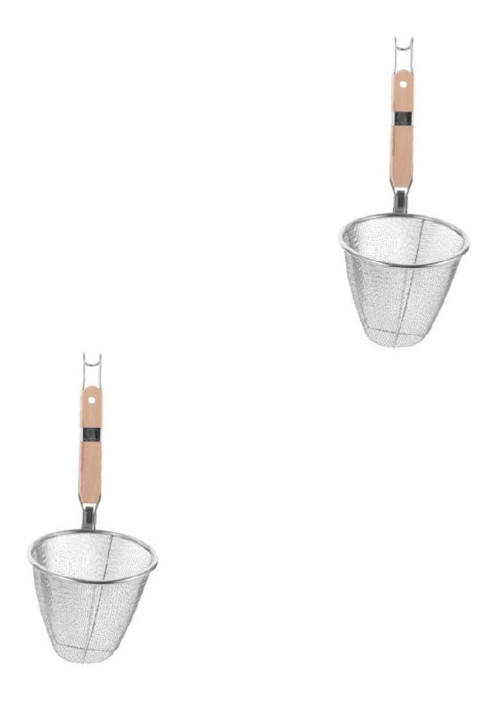 passoire Pieces 2 Louche a pates Panier a pates preparation culinaire cuillere a filtre de cuisinette ecumoire a nouilles paniers chaudrons reutilisables panier filtre du cuisinette Acier inoxydable