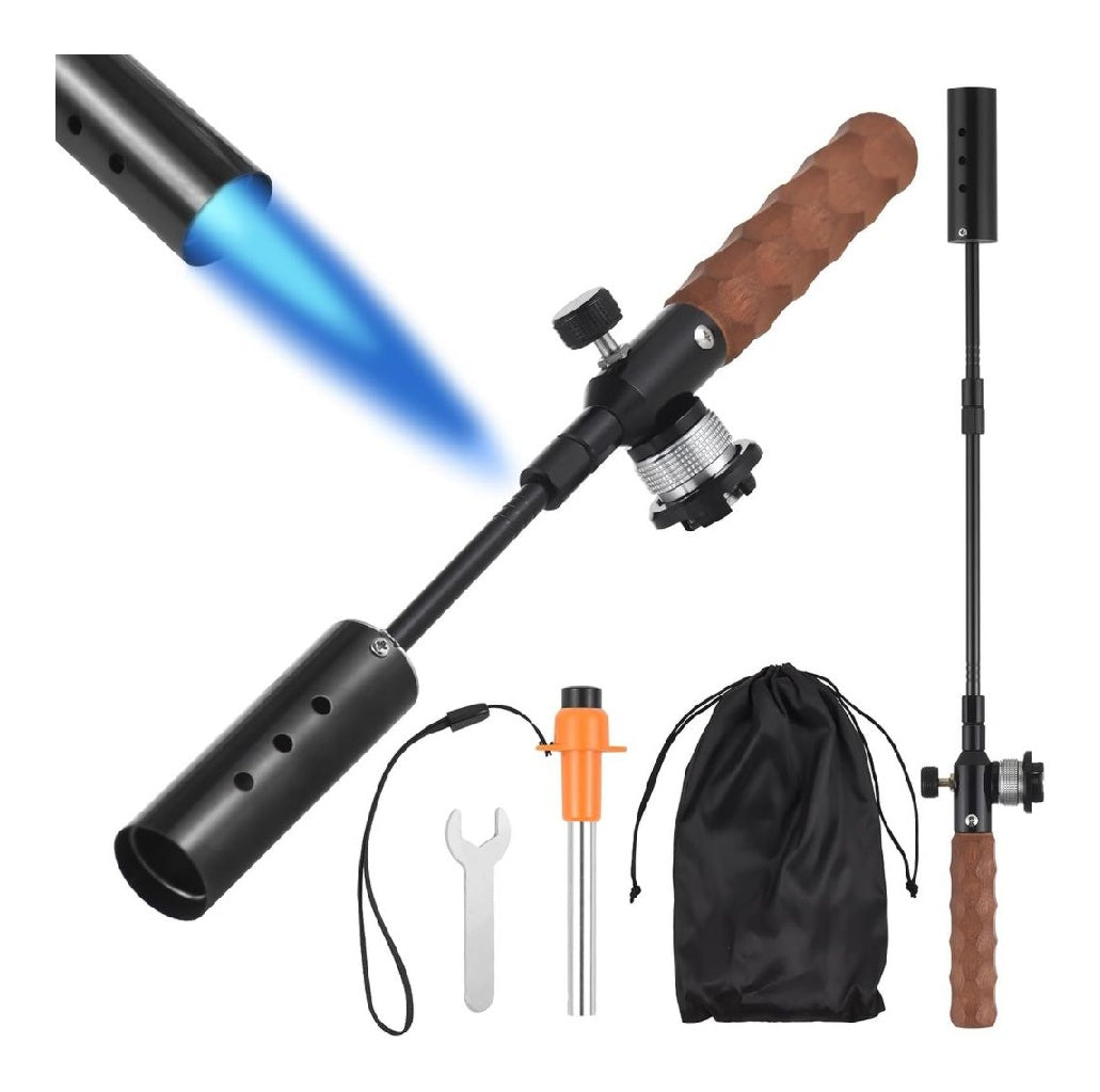 au propane Bruleur avec vanne du controle de flamme reglable et poignee ergonomique antiderapante destine a reservoirs de montagne
