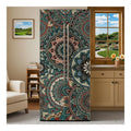 film Protection 2 Amovible destine a Refrigerateur a Motif Floral Autocollant Mural en Vinyle pour Porte de Refrigerateur/Congelateur Ideal pour la Decoration de Cuisine et de Bar