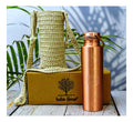 cuivre dans Bouteille 7 chakras 100 cuivre pur ainsi que sac de transport/bouteille d'eau / 1000 ml/meditation/gym/yoga en IndeMatt finishing