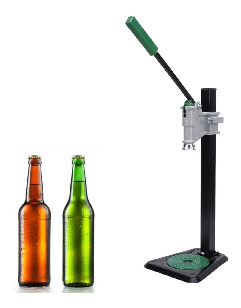Manuelle Machine a Boucher les Bouteilles de Vin Outil de Pressage de Bouchons de Bouteille avec Poignee Ergonomique Machine a Sceller les Bouchons a Main a Levier Confortable