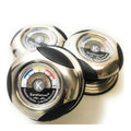 Lot de Kerafactum 3 poignees de rechange avec thermometre thermique Poignee de rechange destine a couvercle de casserole Noir/Argente